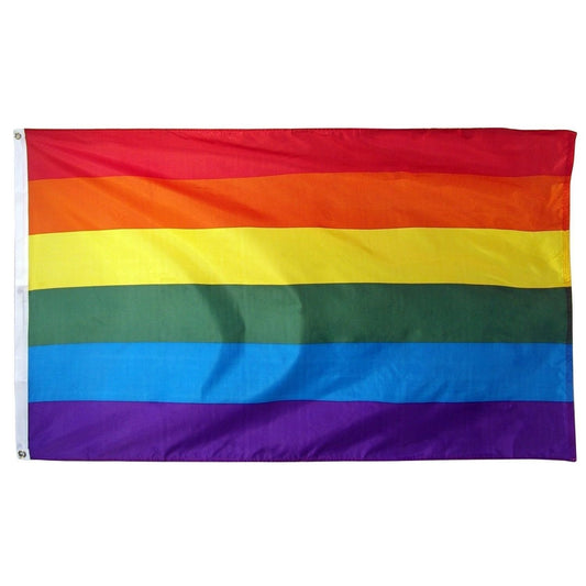 2x 3ft Rainbow Flag 60x90cm Rainbow Flag